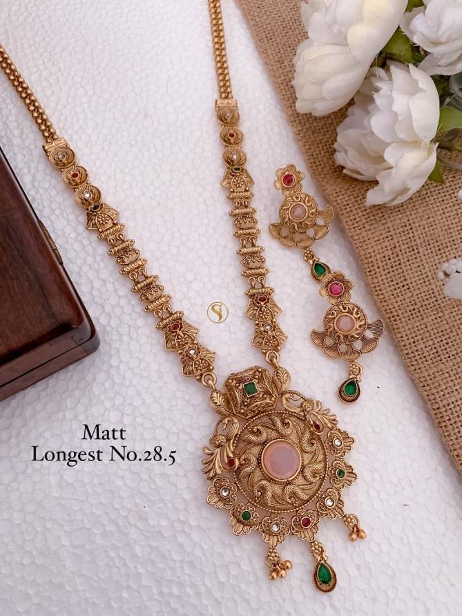 28ML Golden Matte Long Set Wholesale Price In Surat
